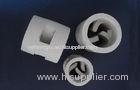 23% Al2O3 Ceramic Pall Ring Random Packing , Catalyst Support Media