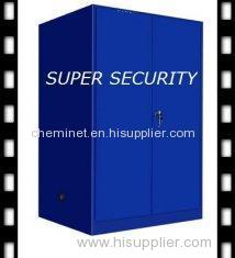 2 Door Lockable Manual Chemical Corrosive Storage Cabinet With3 Plastics Trays / Zinc Lever Lock