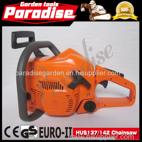 HUS137 142 Electric Start Gas Small Chain Saw Stainless Steel Garden Tool