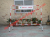 Security mesh fences with barriers