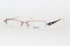 Half Rim Dixon Optical Glass Frames For Women Round Face , Pink / Purple Purple