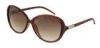 Retro Round Polarized Lens Reading Sunglasses For Women , Brown / Blue