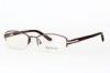 Half Frame Metal Ladies Optical Frames , Spectacles Frames For Round Face Women