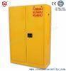 45 Gallon Construction Liquid Chemical Storage Cabinet , Double Wall