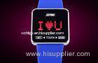 Customize Touch Screen Digital Watches Silicone Strap Girls LED Wristwatch