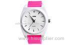 Silicone Womens Quartz Watches Water Resistant Fashion Wristwatch