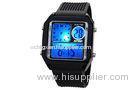 Lady Silicone Electronic LED SPL Digital Watch Double Time Zone With Stopwatch