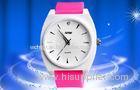 Silicone Womens Quartz Watches Water Resistant Fashion Wristwatch