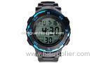 Black Waterproof Multifunction Digital Watch Daily Alarm Large LCD Display