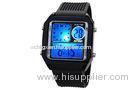 EL Backlight PU Band LCD Analogue Watch , Alarm Digital Wrist Watches