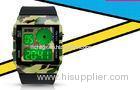 Unisex Double Time Analog Digital Watch Dual Time With 5 Colors Backlights