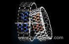 Unisex Metal Strap Watch 3 ATM Waterproof Samurai Lava LED Watch