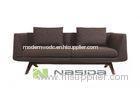 2 Person Contemporary Comfortable Living Room Furniture Sofa , Cashmere Fabric