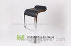Tall Leather / Fabric Cover Swivel Bar Stool Chairs with Die Cast Aluminum Frame
