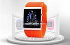 Heart Shaped Mens Binary LED Digital Wrist Watch Japanese Battery Powered