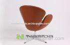 Molded Fiberglass Swivel Modern Lounge Chairs Living Room Furniture