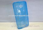 Transparent blue case for HTC X920D Butterfly phone case , HTC Cellphone Cases