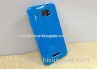 Blue TPU case for HTC X920e phone case , HTC Cellphone Cases