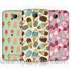 Hard case designs ice cream pattern protective back case cover for htc one x