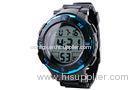 PU Strap Multifunction Sport Watch EL Backlight Compass Digital Watches