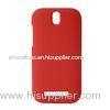 HTC Cellphone Cases Rubberized Red Mobile Phone Cover For HTC one SV