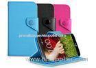 Blue LG Mobile Phone Cases Dust Proof LG G2 Cell Phone Wallet Cover