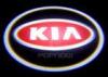 Red Base KIA Car Logo LED Ghost Shadow Light / 3Watt 12v LED Logo Light