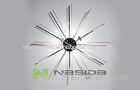 Contemporary George Nelson Wall Clock / Star Clock for Living Room Decoration