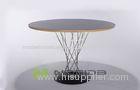 Modern Plywood Isamu Noguchi Cyclone Dining Table , Office Furniture Tables with Iron Base