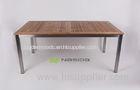 Casual Rectangular Wooden Modern Dining Room Table for Dinner Room