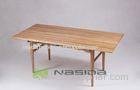 Ash Wood High Gloss Rectangular Modern Dining Room Table for Home Furniture