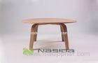 Simple Natural Eames Molded Plywood Modern Round Coffee Table for Office Furniture