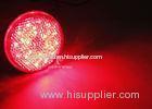 Red 24 LED Round LED Car Brake Lights , LED Third Brake Light