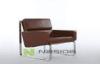 Sectional Durable Modern Living Room Leather Sofa with Arm and Back Cushions , 1 - 3 Seat