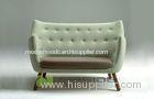 Comfortable Reclining Finn Juhl Poeten Sofa for Living Room , Solid Ash Wooden Legs