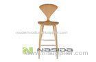 OEM Rustic Norman Cherner Bar Stool Chairs Replica , Curved Plywood With Ash / Walnut Veneer