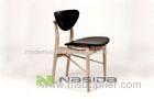 Full Leather Hans J Wegner Modern Dining Room Chairs / Sets for Restaurant and Hotel