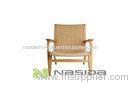 Hans Wegner Easy Wooden Modern Living Room Chairs , Durable and Comfortable