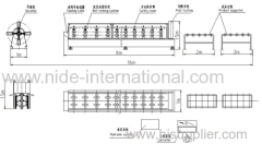 steel rainspout roll forming machine