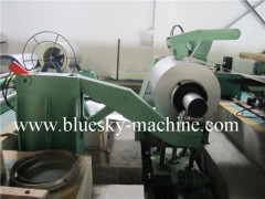 hydraulic expanded single arm uncoiler of cold-rolled steel cut to length line