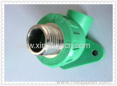 PP-R male elbow with disk DN16X1/2