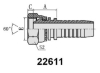 BSP Female 60° cone hydraulic hose fitting