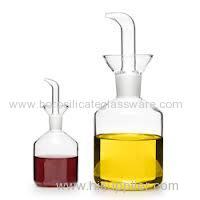 high quality glass cruets