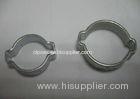 23 - 27mm zinc plated Double Ear Hose Clamps For Connection Anti - corrosion