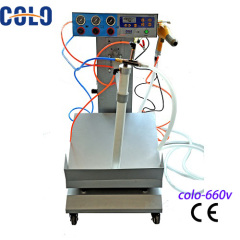 box feeder powder spraying gun