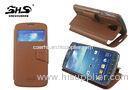Brown Samsung Galaxy Phone Cases i9295 Eco - Friendly Protection Case
