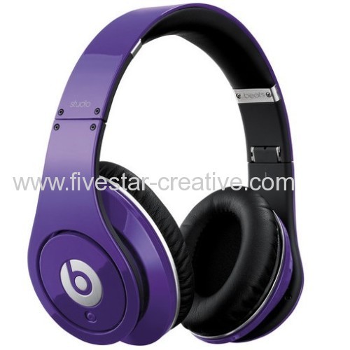 Beats Studio by Dr.Dre High Definition Over-the-ear Headphones Purple