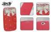 Samsung Galaxy Phone Cases - Note2 N7100 PU Cover with Card Slot Beautiful Bowknot Jewelry