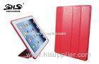 Shock Absorbing Apple iPad 4 PU Leather Cover , Foldable PC Tablet Cases