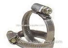 German Type Worm Drive Hose Clamps Stainless Steel For Pipe Fixing TJNCG09